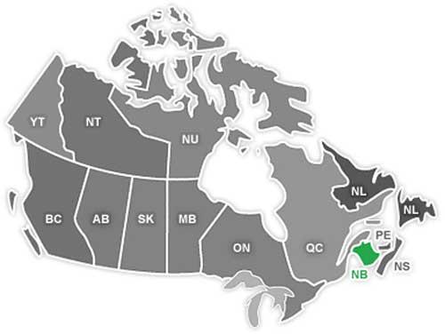 canada-map-new-brunswick-province